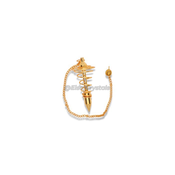 golden plated metal pendulums