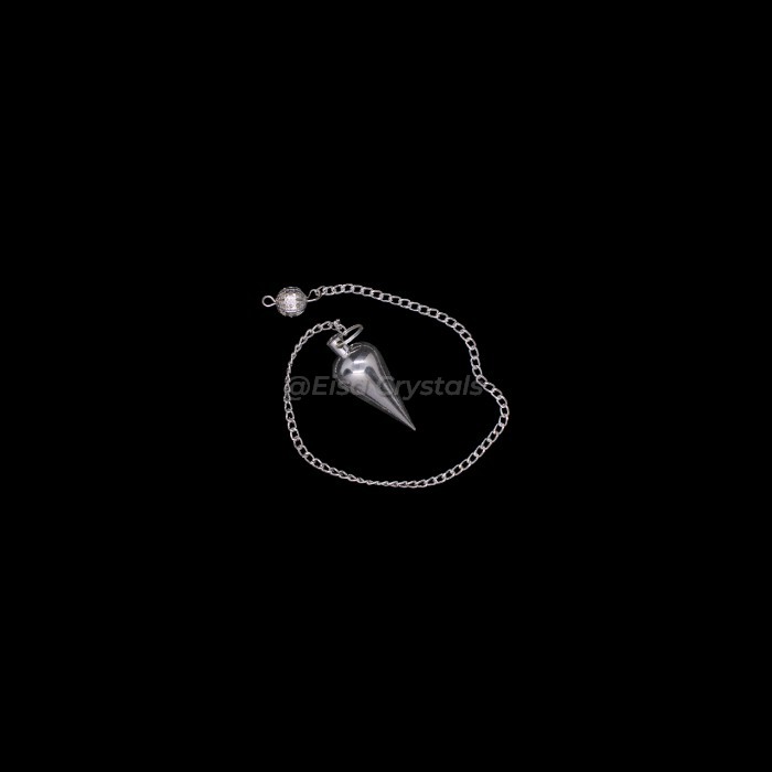 Tear Drop Silver Plated Metal Dowsing Pendulum Healing