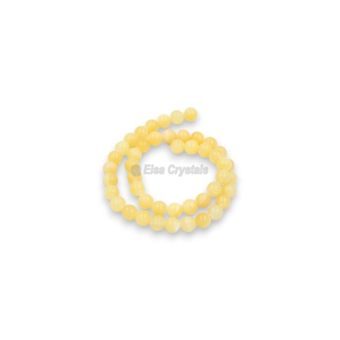 Golden Quartz Round Crystal Beads 8MM
