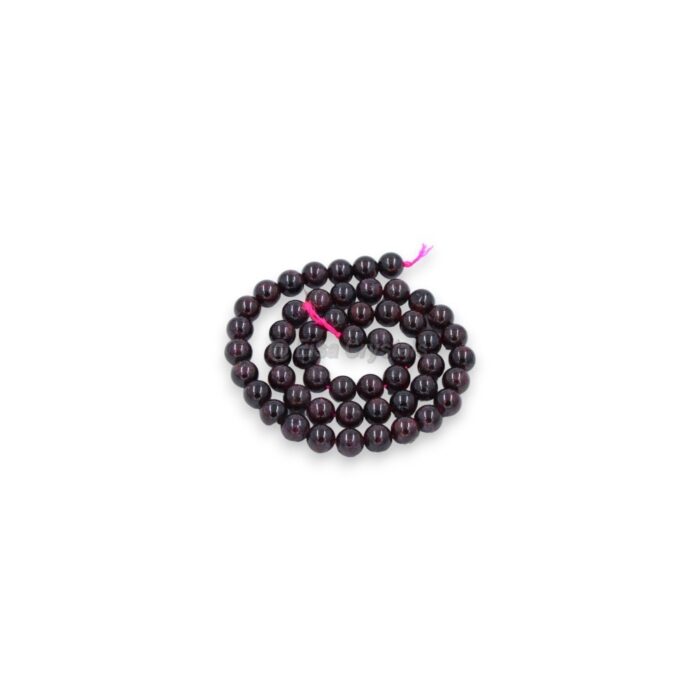 Garnet Round Crystal Beads 8MM