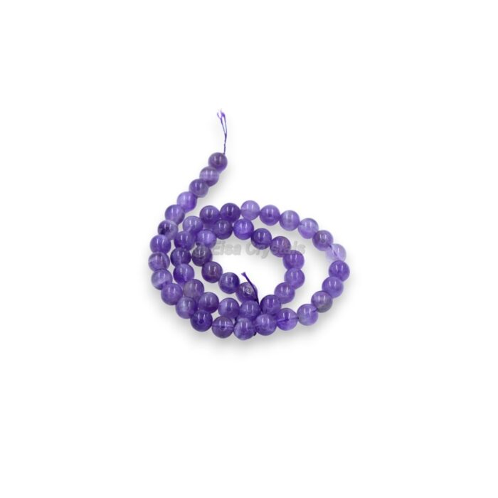 Amethyst Round Crystal Beads 8MM
