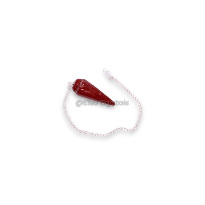 Red Jasper Bullet Crystal Dowsing Pendulums