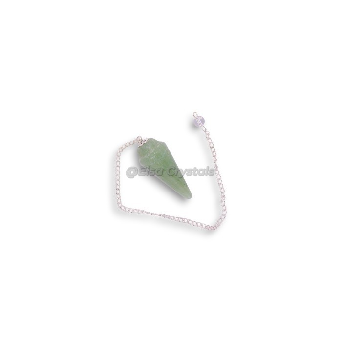 Wholesale Green Aventurine Bullet Pendulums For Dowsing