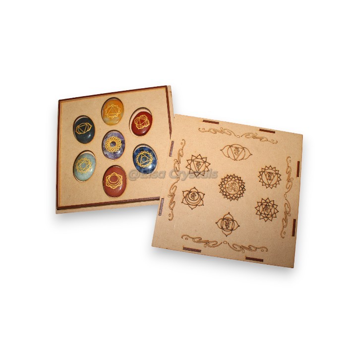 7 Chakra Stones with Box