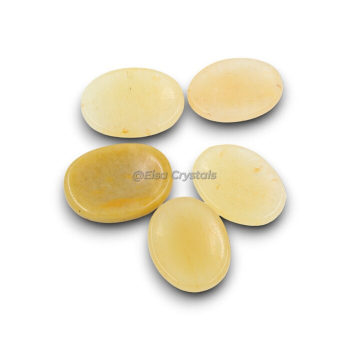 Golden Quartz Worry Stone