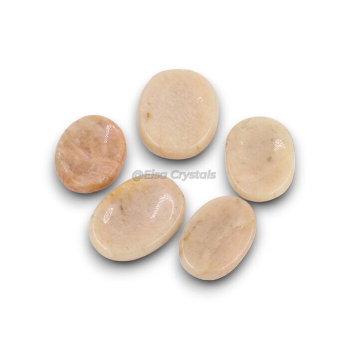 Cream Moonstone Worry Stone