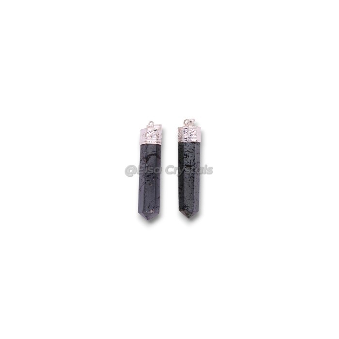 Hematite Pencil Pendants with Cap