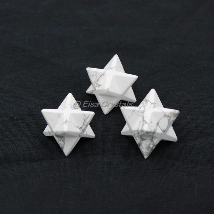 Howlite Merkaba Star Reiki Healing