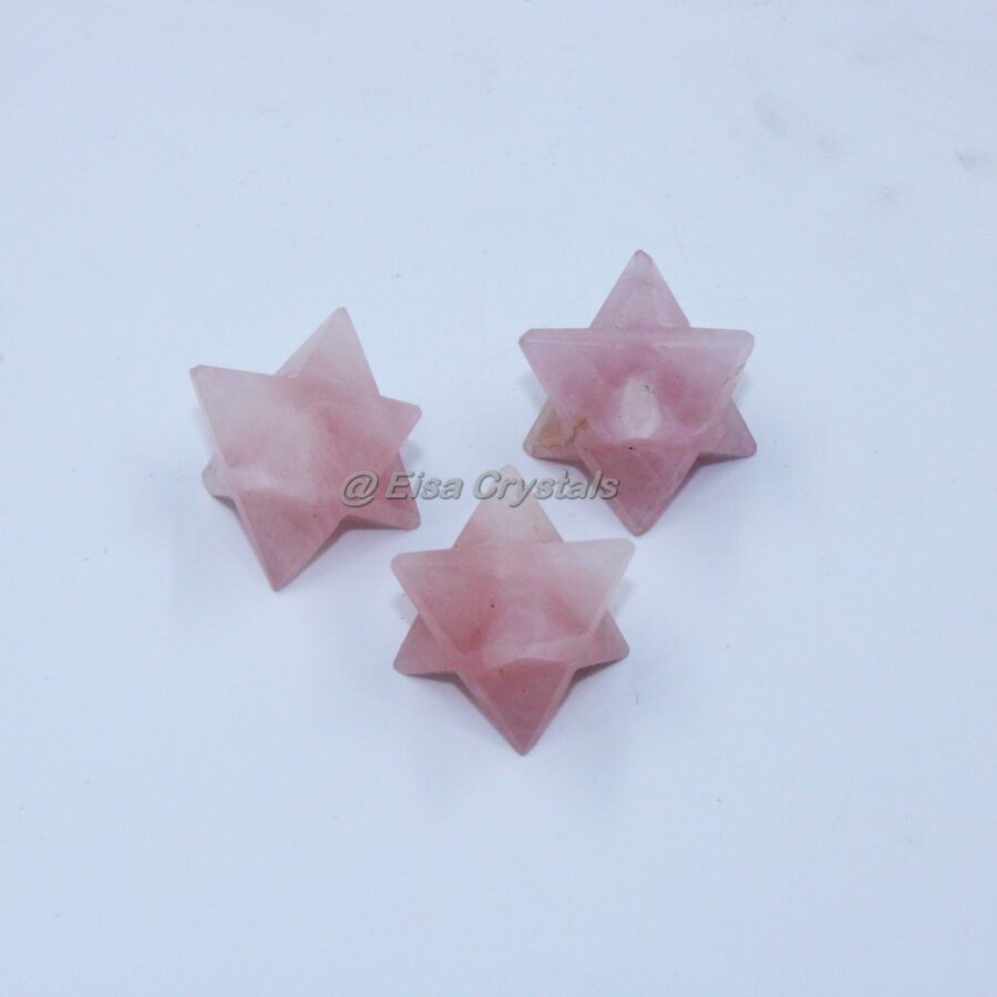 Rose Quartz Merkaba Star Reiki Healing