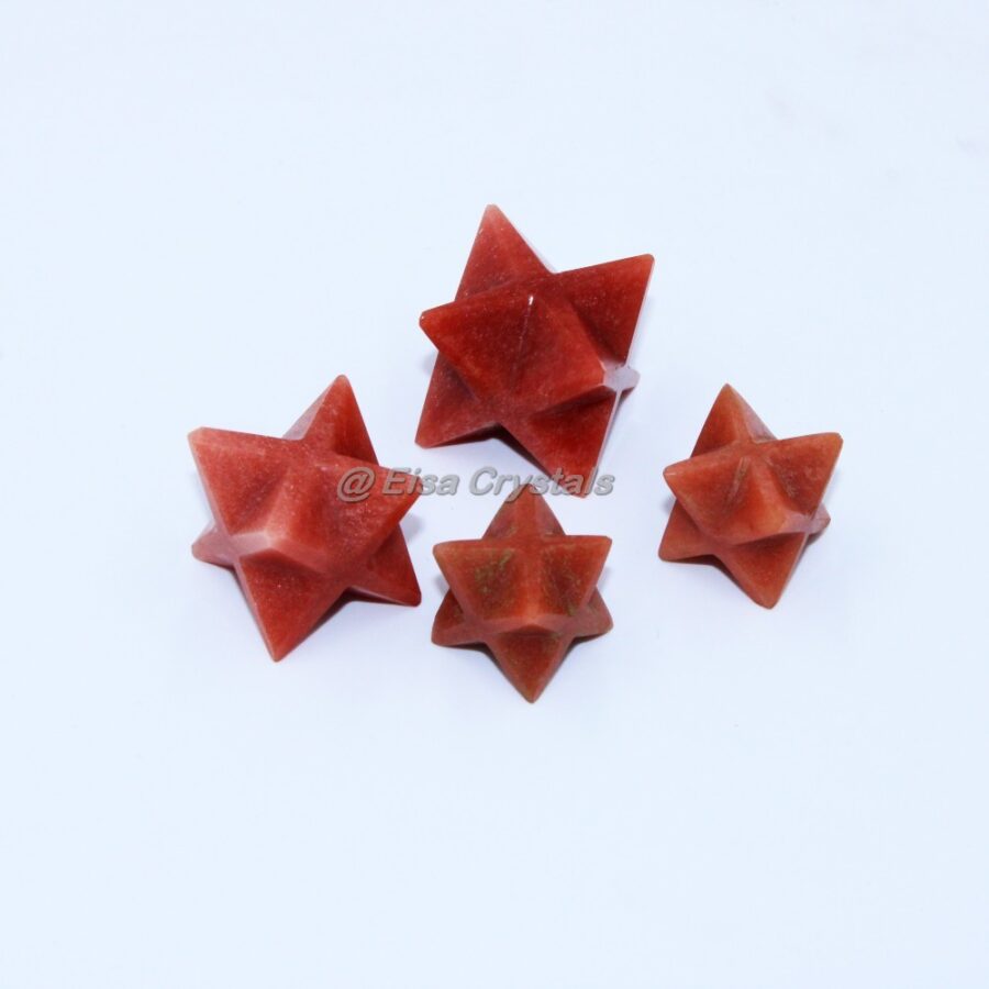 Peach Aventurine Merkaba Star Reiki Healing