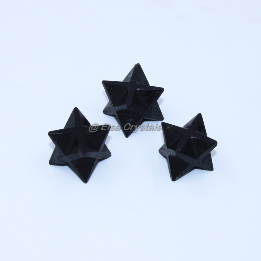 Black Tourmaline Merkaba Star Reiki Healing