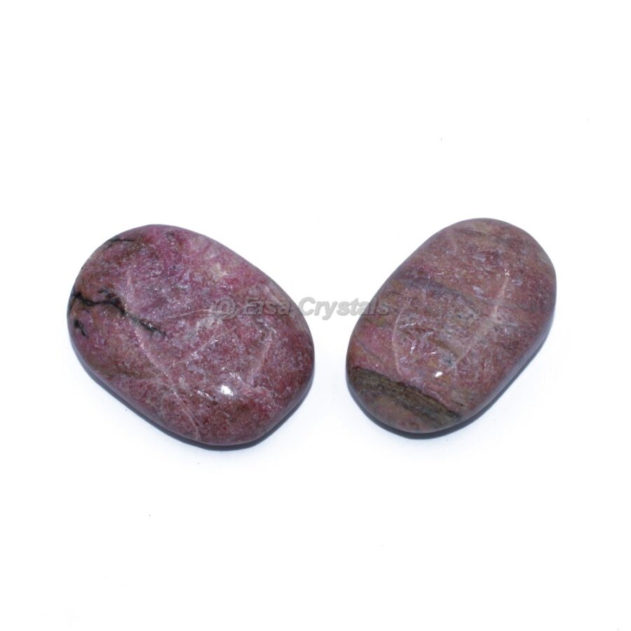 Rhodonite Palm Stone
