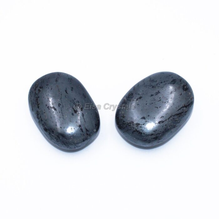 Hematite Palm Stone