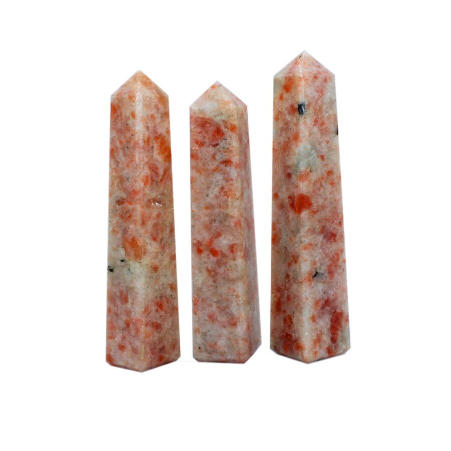 Sunstone 4 Faceted Obelisks Tower