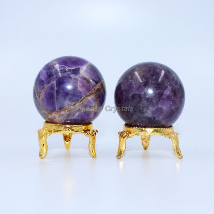 Natural Amethyst Sphere for Intuition and Calm