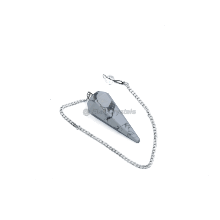 Howlite Pendulum for Dowsing and Healing