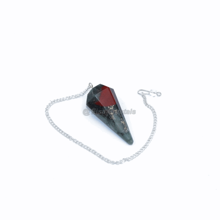 Bloodstone Pendulum for Healing