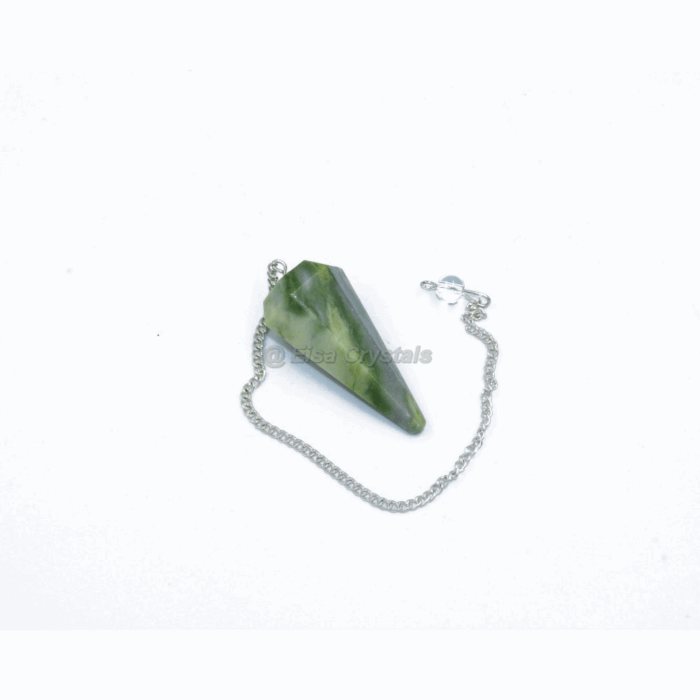 Serpentine Natural Pendulum for Healing