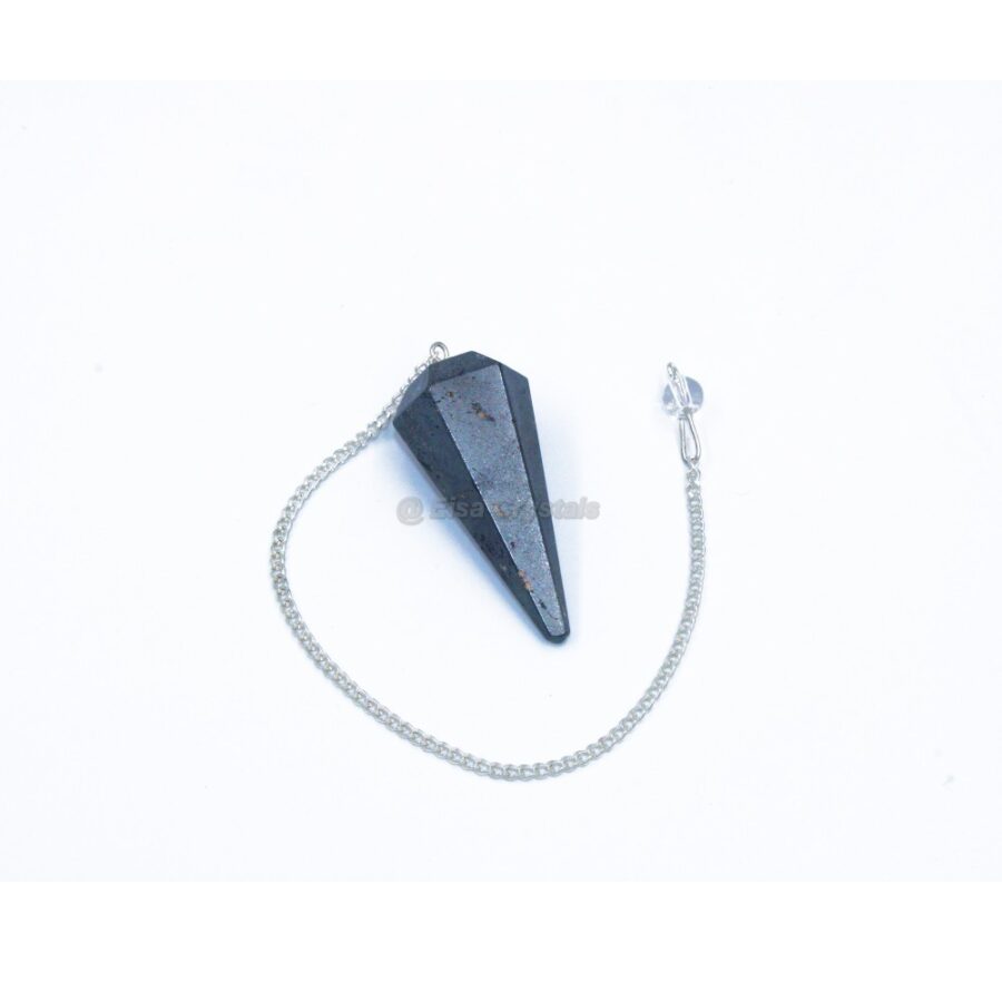 Hematite Pendulum for Dowsing Meditation