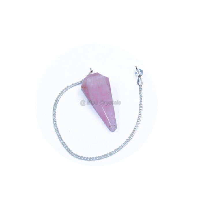 Rose Quartz Dowsing Pendulum for Protection