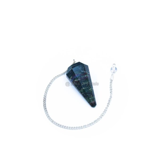 Moss Agate Dowsing Pendulum