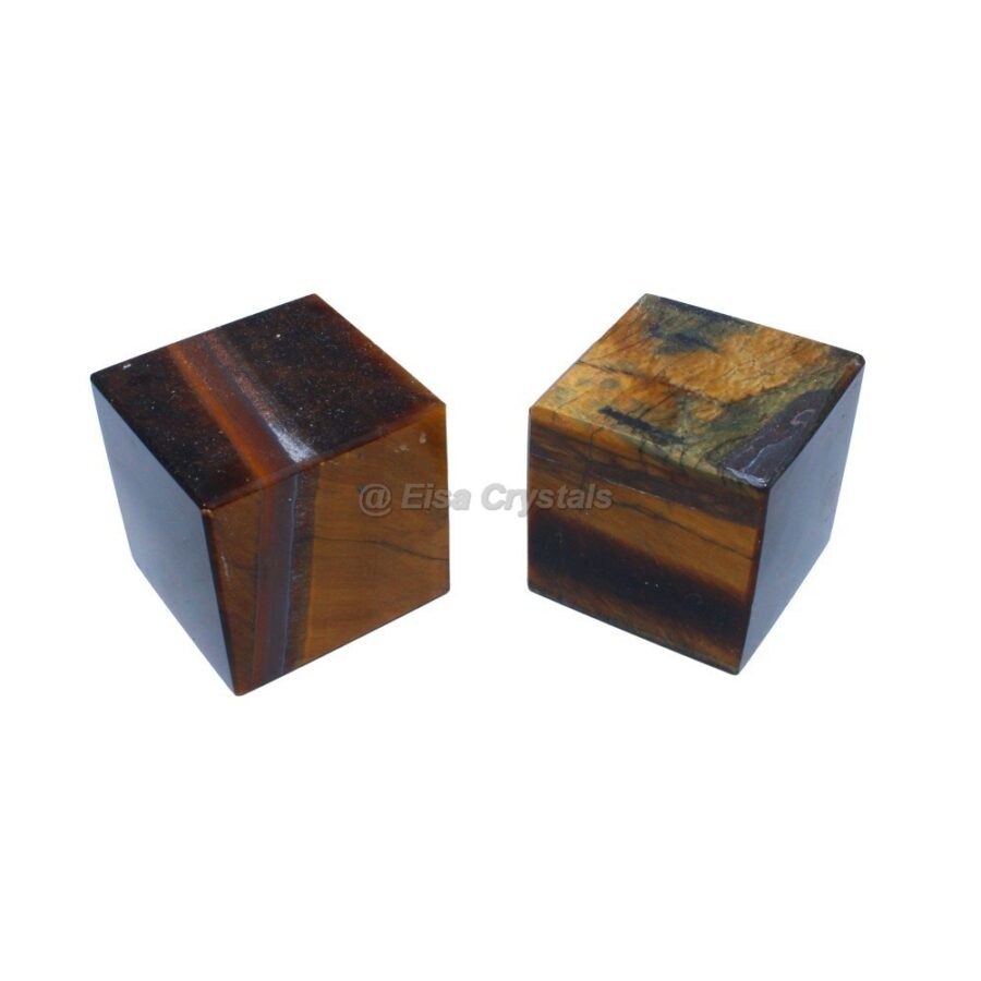 Tiger Eye Healing Cubes
