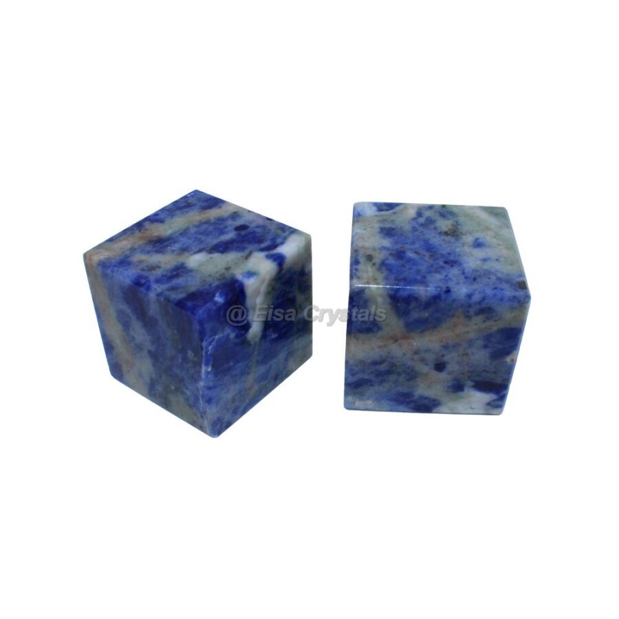 natural sodalite cubes