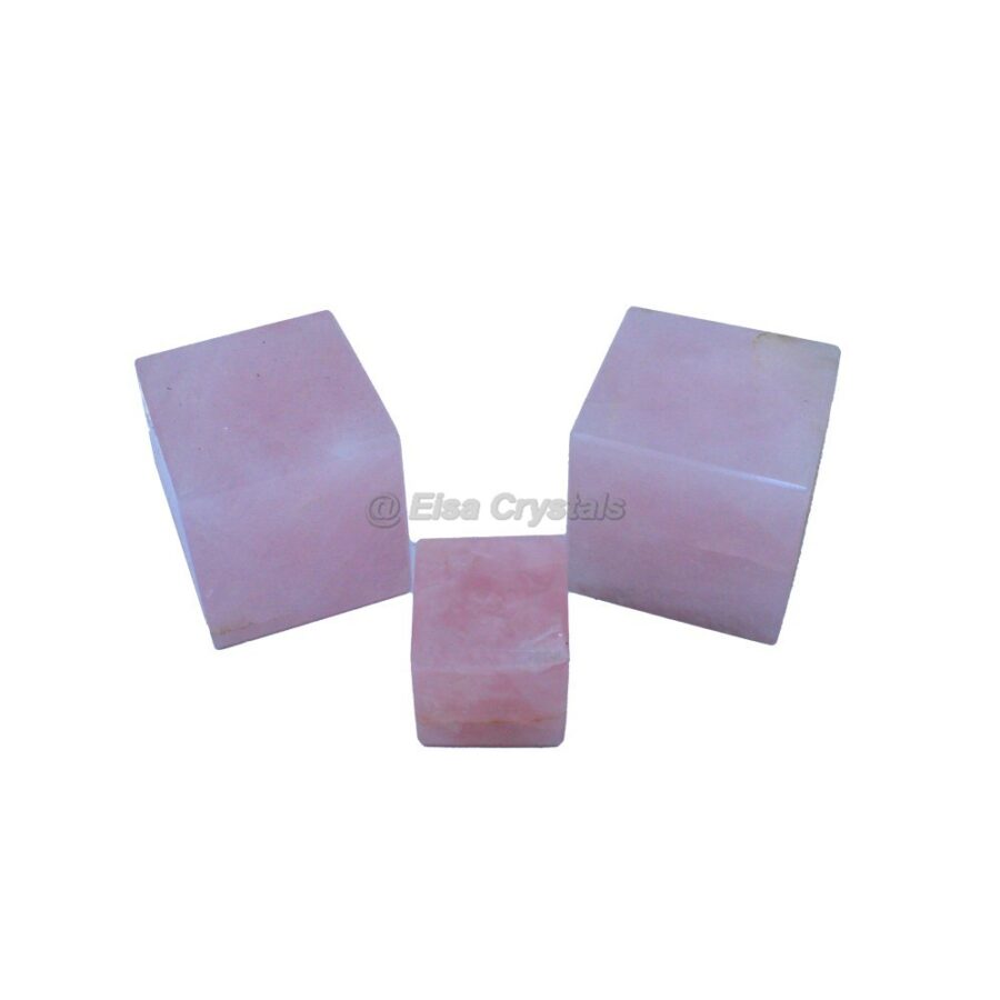 Rose Quartz Healing Energy Cubes
